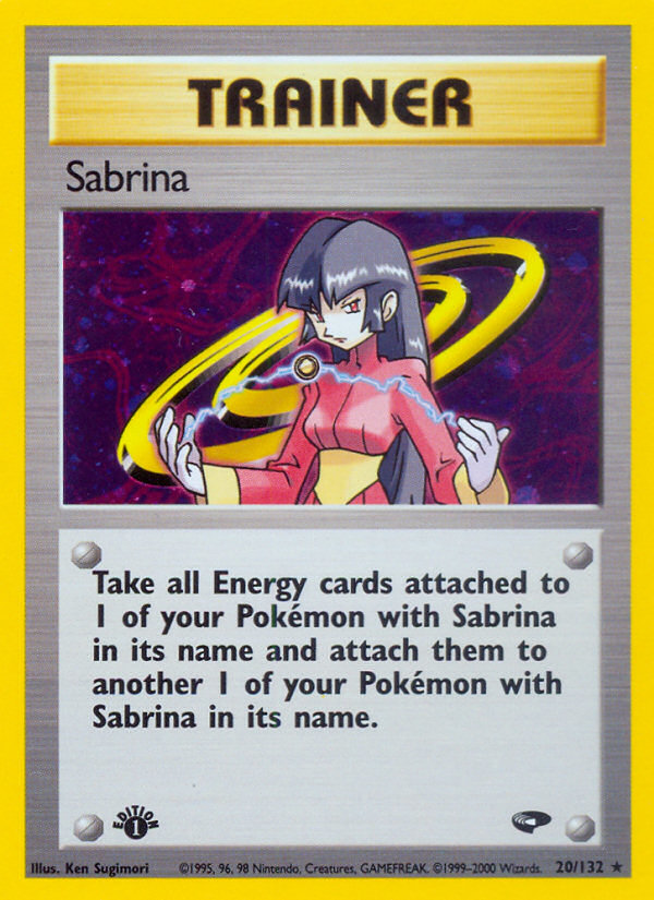 Sabrina (20/132) [Gym Challenge 1st Edition] | Dragon's Lair Comics and Fantasy Houston TX