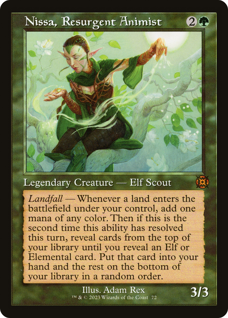Nissa, Resurgent Animist (Retro) [March of the Machine: The Aftermath] | Dragon's Lair Comics and Fantasy Houston TX