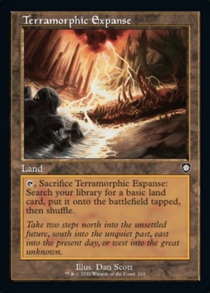 Terramorphic Expanse (Retro) [The Brothers' War Commander] | Dragon's Lair Comics and Fantasy Houston TX