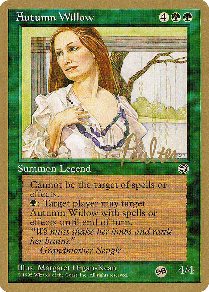 Autumn Willow (Preston Poulter) (SB) [Pro Tour Collector Set] | Dragon's Lair Comics and Fantasy Houston TX