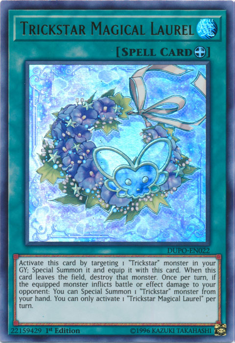 Trickstar Magical Laurel [DUPO-EN022] Ultra Rare | Dragon's Lair Comics and Fantasy Houston TX