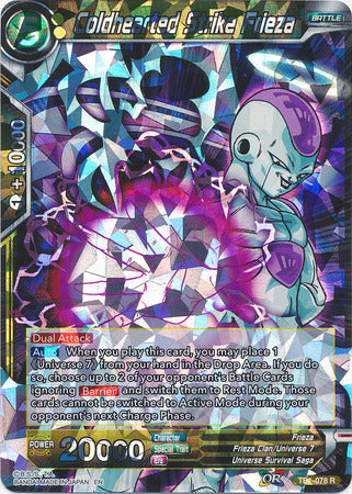 Coldhearted Strike Frieza (Shatterfoil) (TB1-078) [Dragon Brawl] | Dragon's Lair Comics and Fantasy Houston TX