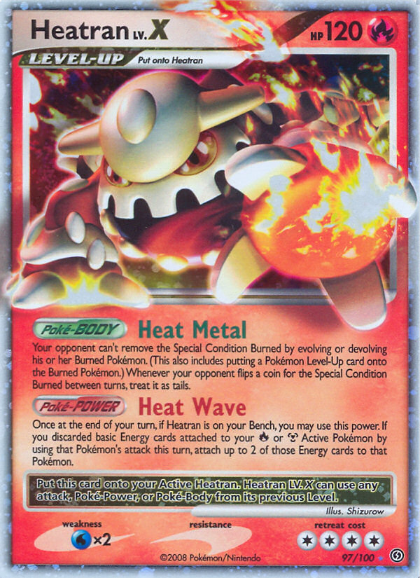 Heatran LV.X (97/100) [Diamond & Pearl: Stormfront] | Dragon's Lair Comics and Fantasy Houston TX