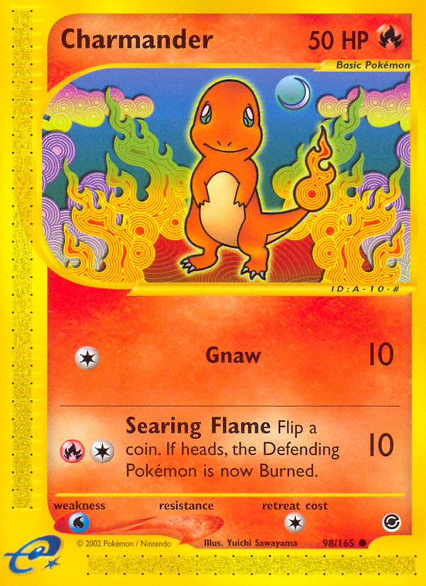 Charmander (98/165) [Expedition: Base Set] | Dragon's Lair Comics and Fantasy Houston TX