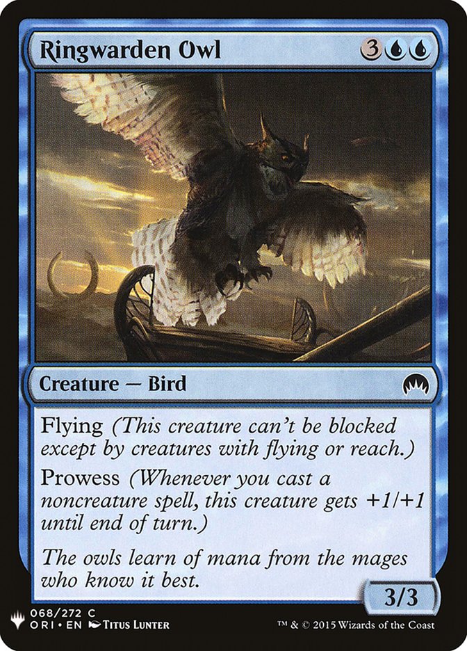 Ringwarden Owl [Mystery Booster] | Dragon's Lair Comics and Fantasy Houston TX