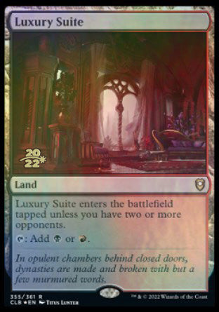 Luxury Suite [Commander Legends: Battle for Baldur's Gate Prerelease Promos] | Dragon's Lair Comics and Fantasy Houston TX
