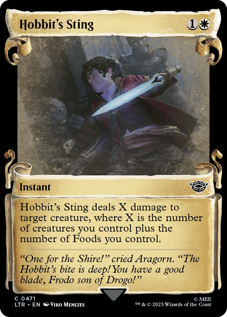 Hobbit's Sting [The Lord of the Rings: Tales of Middle-Earth Showcase Scrolls] | Dragon's Lair Comics and Fantasy Houston TX