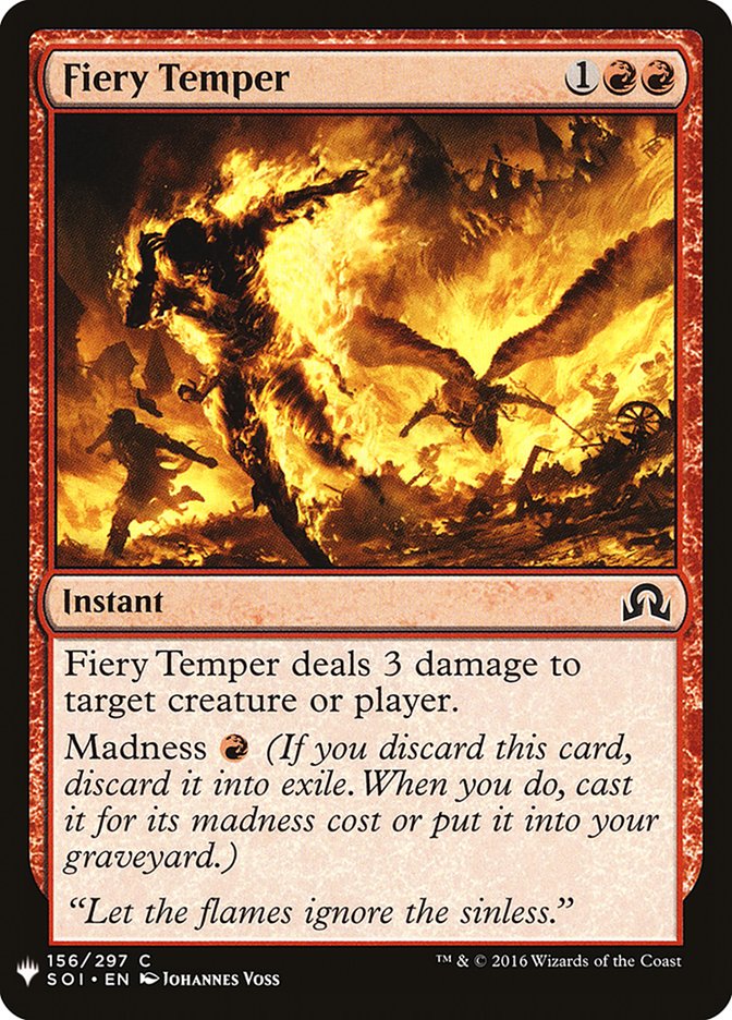 Fiery Temper [Mystery Booster] | Dragon's Lair Comics and Fantasy Houston TX