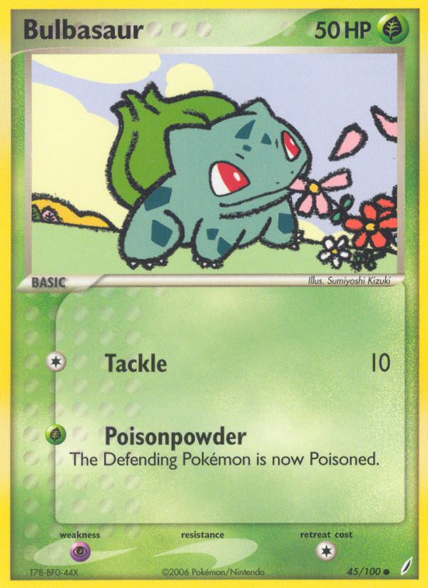 Bulbasaur (45/100) [EX: Crystal Guardians] | Dragon's Lair Comics and Fantasy Houston TX