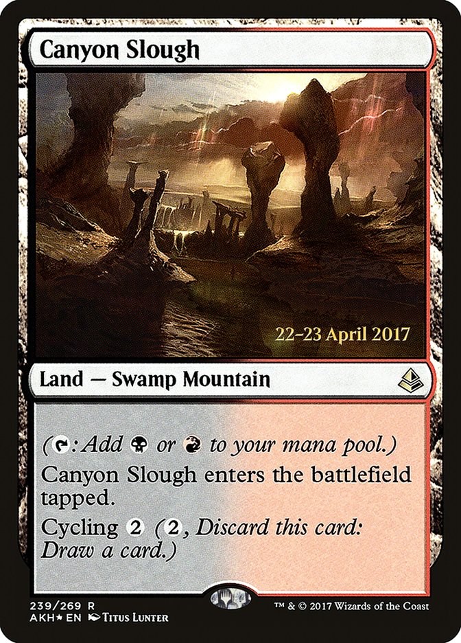 Canyon Slough [Amonkhet Prerelease Promos] | Dragon's Lair Comics and Fantasy Houston TX