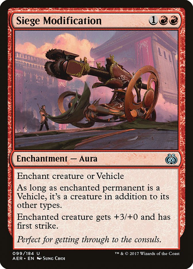Siege Modification (99) [Aether Revolt] | Odin's Place