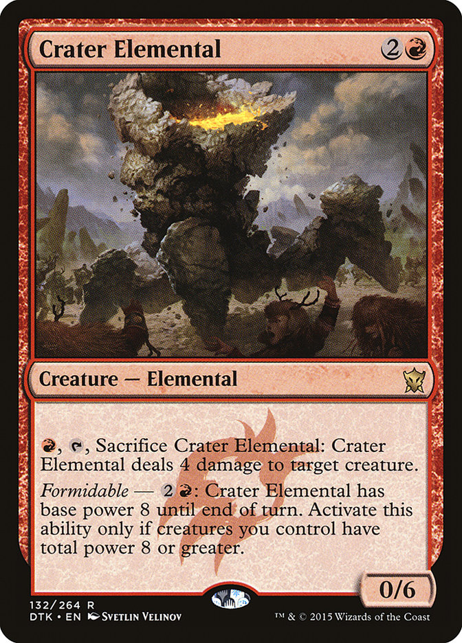 Crater Elemental [Dragons of Tarkir] | Dragon's Lair Comics and Fantasy Houston TX
