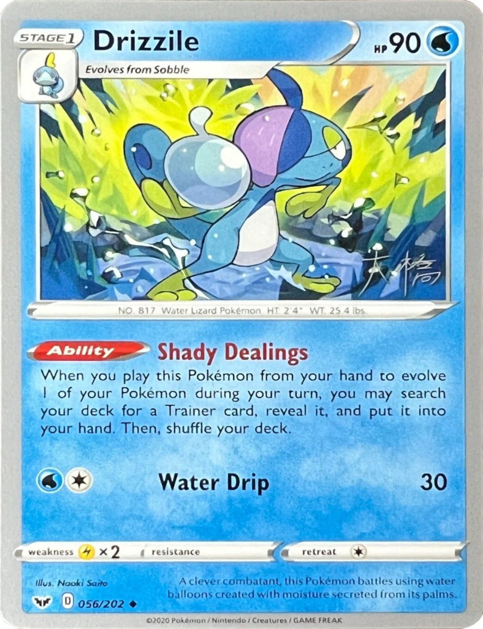 Drizzile (056/202) (Ice Rider Palkia - Rikuto Ohashi) [World Championships 2022] | Dragon's Lair Comics and Fantasy Houston TX