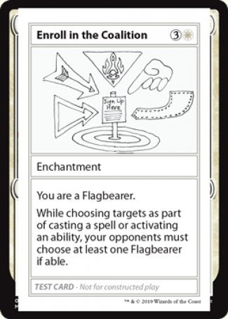 Enroll in the Coalition (2021 Edition) [Mystery Booster Playtest Cards] | Dragon's Lair Comics and Fantasy Houston TX