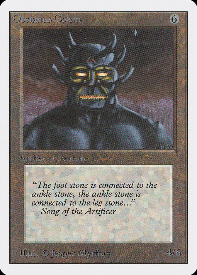 Obsianus Golem [Unlimited Edition] | Dragon's Lair Comics and Fantasy Houston TX
