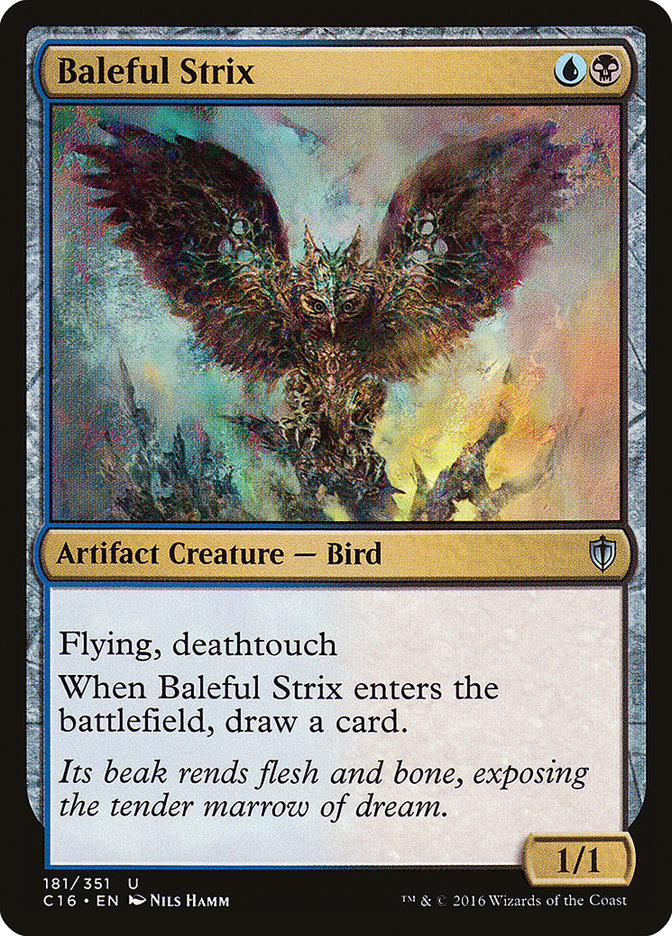 Baleful Strix [Commander 2016] | Dragon's Lair Comics and Fantasy Houston TX