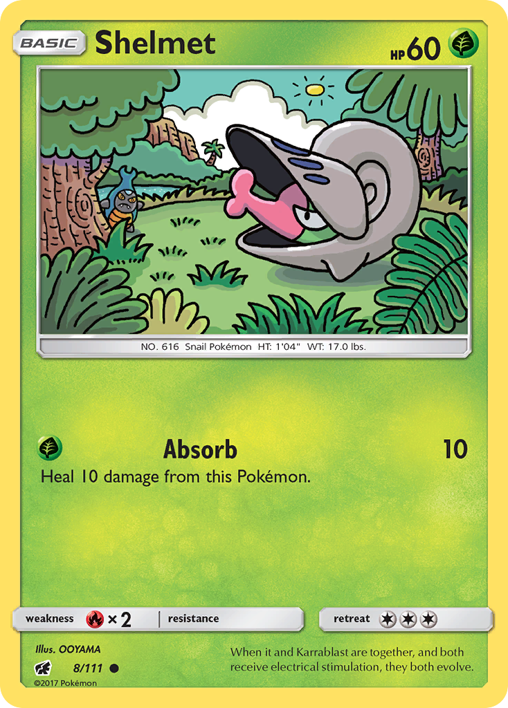 Shelmet (8/111) [Sun & Moon: Crimson Invasion] | Dragon's Lair Comics and Fantasy Houston TX