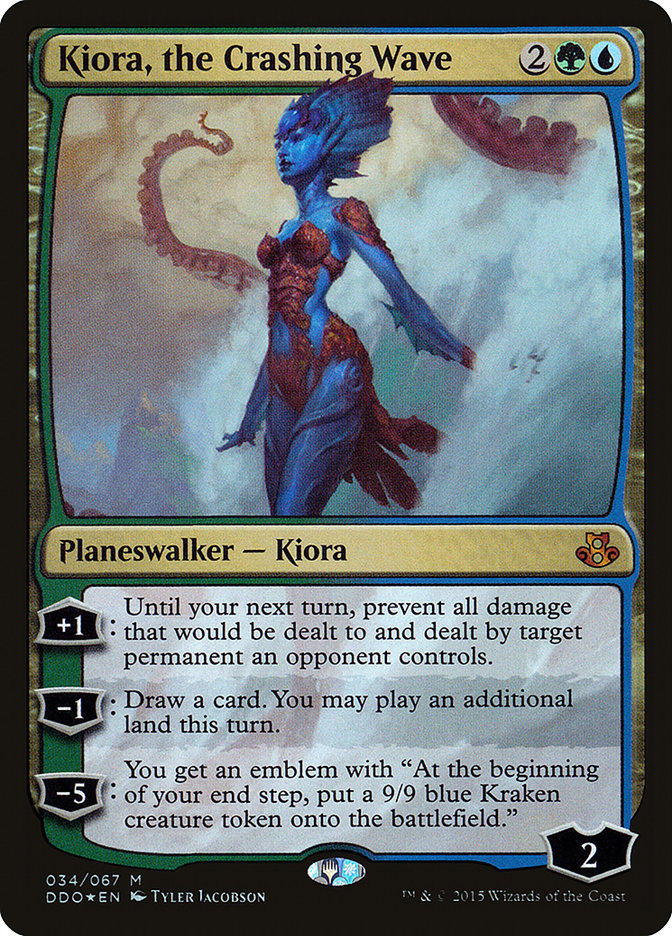 Kiora, the Crashing Wave [Duel Decks: Elspeth vs. Kiora] | Dragon's Lair Comics and Fantasy Houston TX