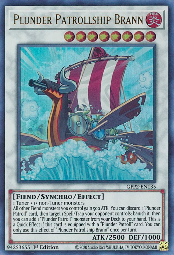 Plunder Patrollship Brann [GFP2-EN135] Ultra Rare | Dragon's Lair Comics and Fantasy Houston TX