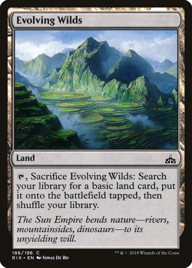 Evolving Wilds [Rivals of Ixalan] | Dragon's Lair Comics and Fantasy Houston TX