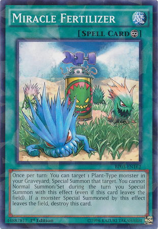 Miracle Fertilizer [BP03-EN162] Shatterfoil Rare | Dragon's Lair Comics and Fantasy Houston TX