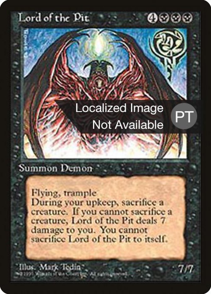 Lord of the Pit [Fourth Edition (Foreign Black Border)] | Dragon's Lair Comics and Fantasy Houston TX
