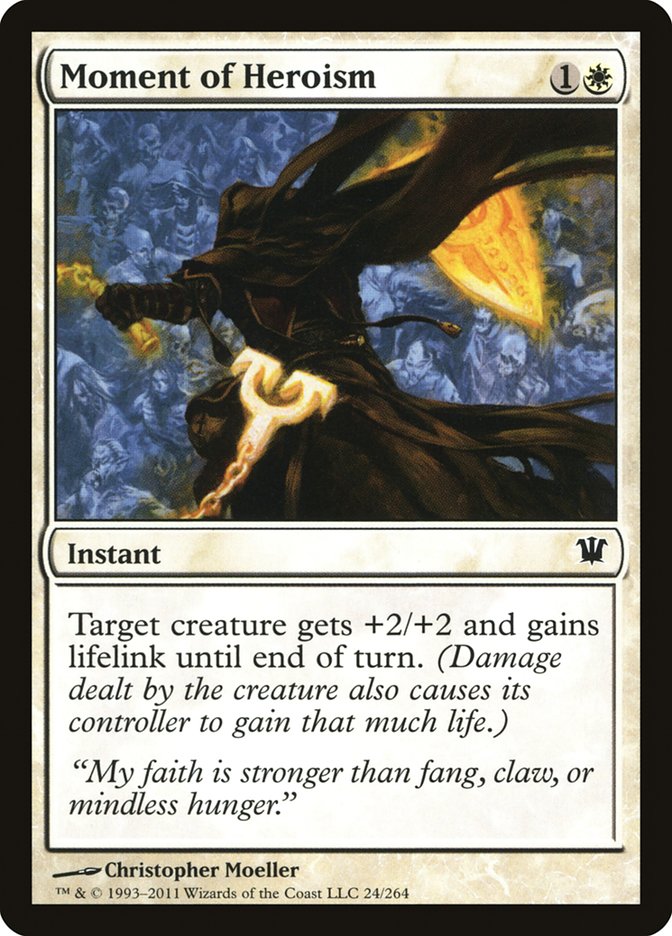 Moment of Heroism [Innistrad] | Dragon's Lair Comics and Fantasy Houston TX