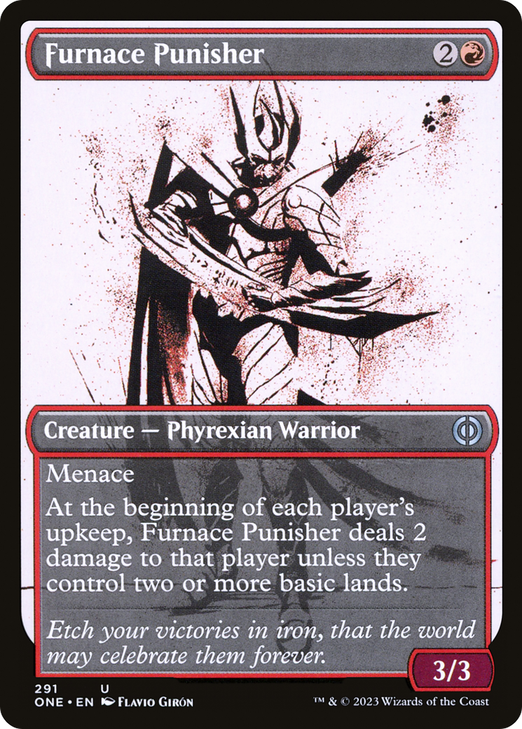 Furnace Punisher (Showcase Ichor) [Phyrexia: All Will Be One] | Dragon's Lair Comics and Fantasy Houston TX