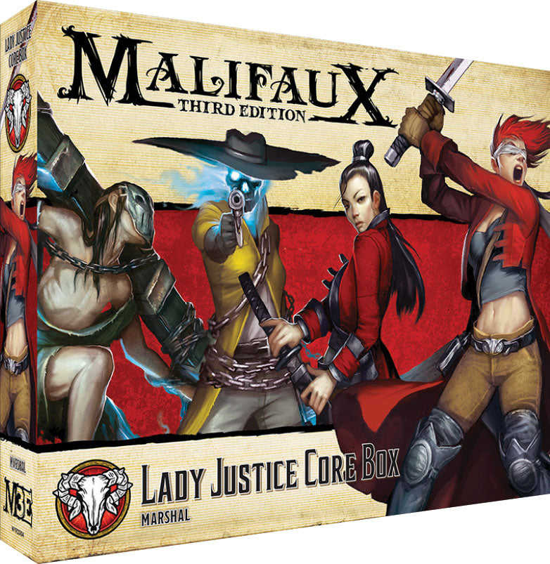 Malifaux 3E: Guild Lady Justice Core Box | Dragon's Lair Comics and Fantasy Houston TX