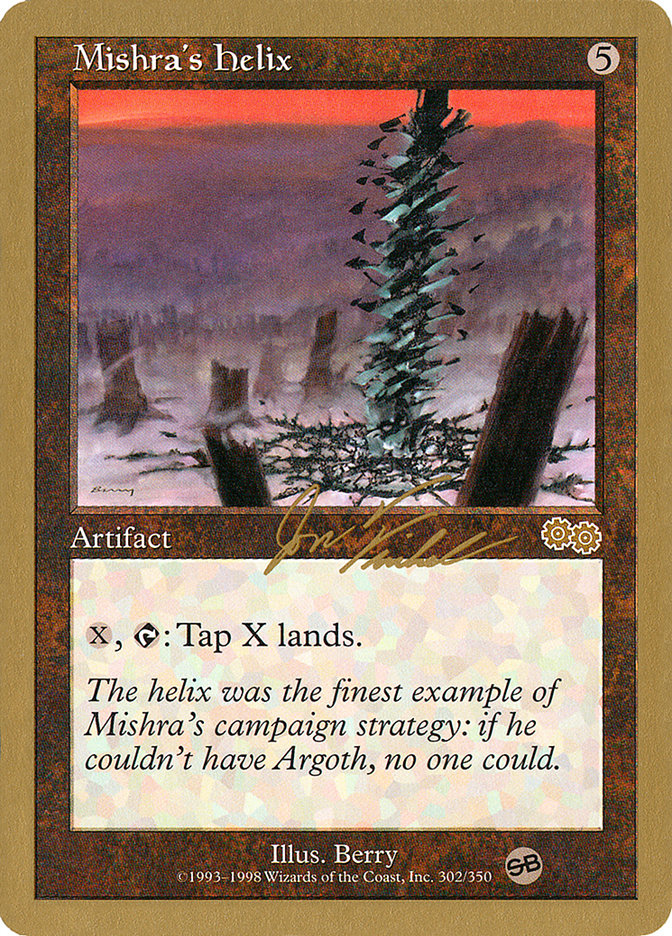 Mishra's Helix (Jon Finkel) (SB) [World Championship Decks 2000] | Dragon's Lair Comics and Fantasy Houston TX