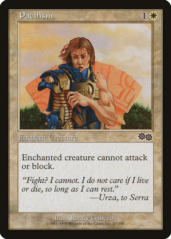 Pacifism [Urza's Saga] | Dragon's Lair Comics and Fantasy Houston TX
