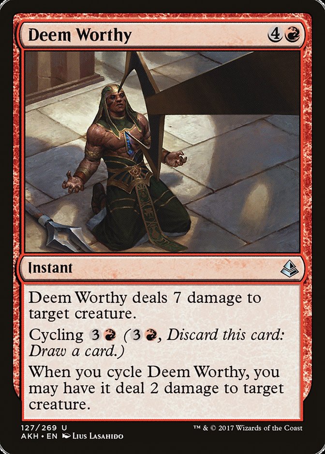 Deem Worthy [Amonkhet] | Dragon's Lair Comics and Fantasy Houston TX