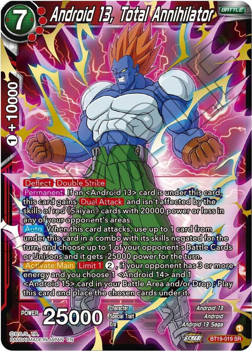 Android 13, Total Annihilator (BT19-019) [Fighter's Ambition] | Dragon's Lair Comics and Fantasy Houston TX