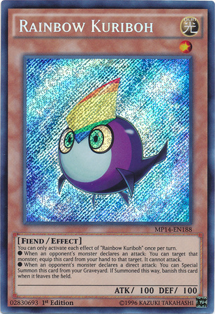 Rainbow Kuriboh [MP14-EN188] Secret Rare | Dragon's Lair Comics and Fantasy Houston TX
