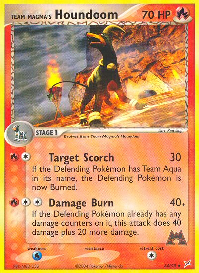 Team Magma's Houndoom (34/95) [EX: Team Magma vs Team Aqua] | Dragon's Lair Comics and Fantasy Houston TX