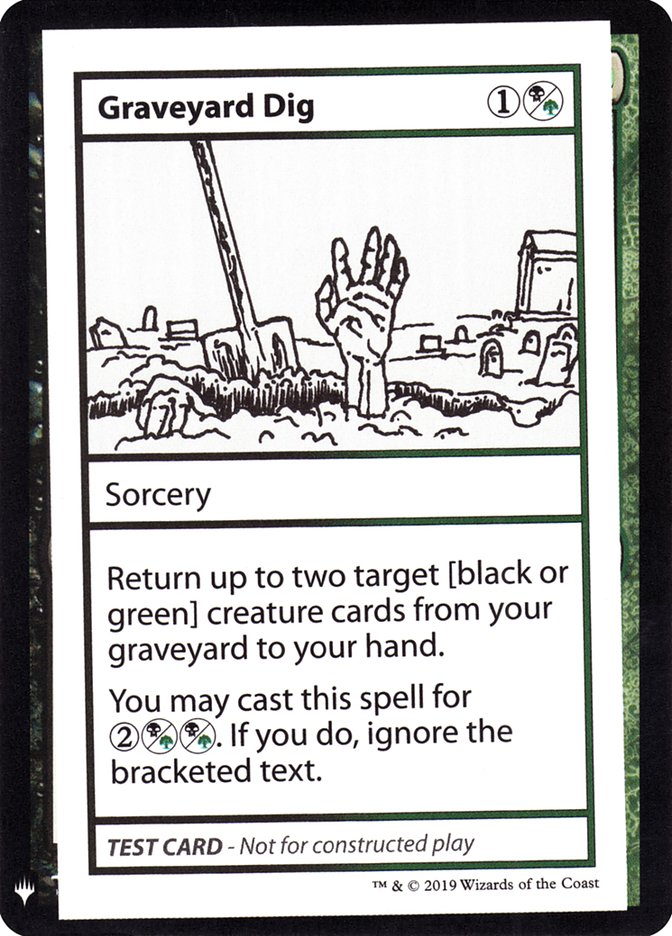 Graveyard Dig [Mystery Booster Playtest Cards] | Dragon's Lair Comics and Fantasy Houston TX