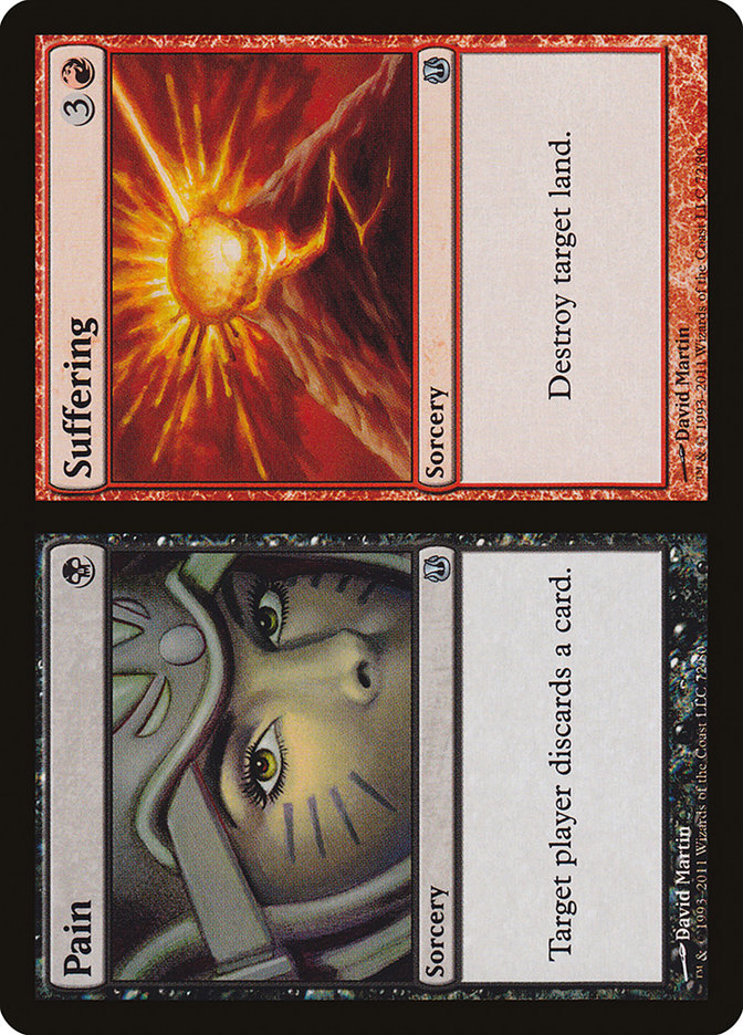 Pain // Suffering [Duel Decks: Ajani vs. Nicol Bolas] | Dragon's Lair Comics and Fantasy Houston TX