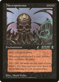 Necropotence (Oversized) [Oversize Cards] | Dragon's Lair Comics and Fantasy Houston TX