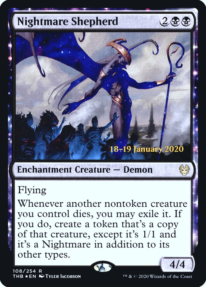 Nightmare Shepherd [Theros Beyond Death Prerelease Promos] | Dragon's Lair Comics and Fantasy Houston TX