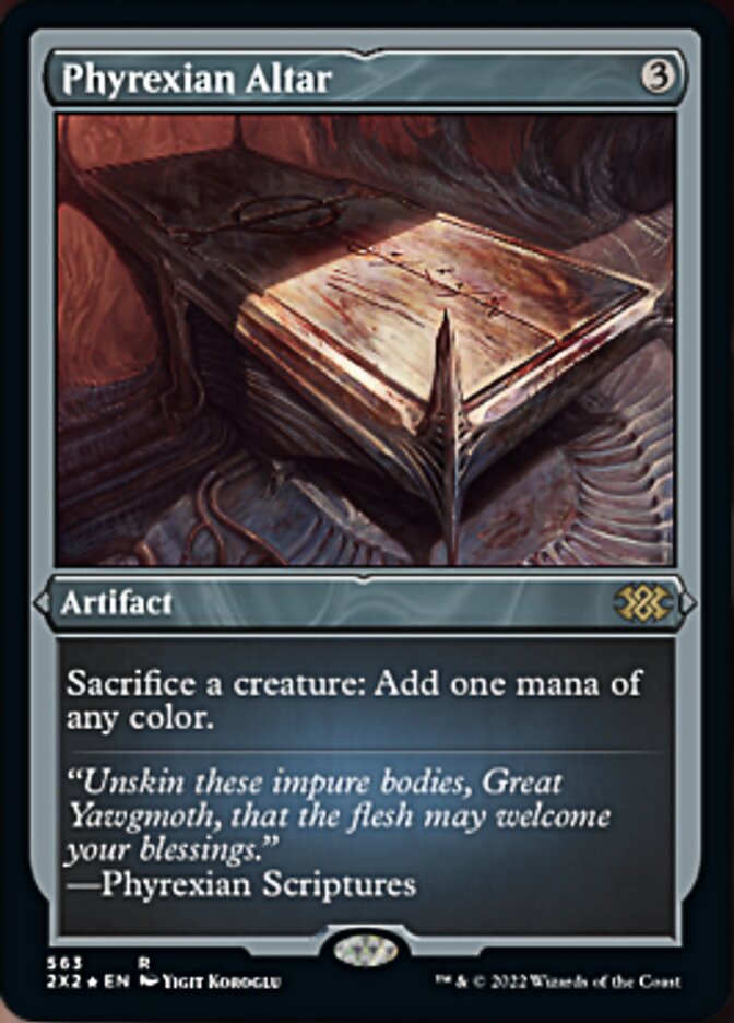 Phyrexian Altar (Foil Etched) [Double Masters 2022] | Dragon's Lair Comics and Fantasy Houston TX