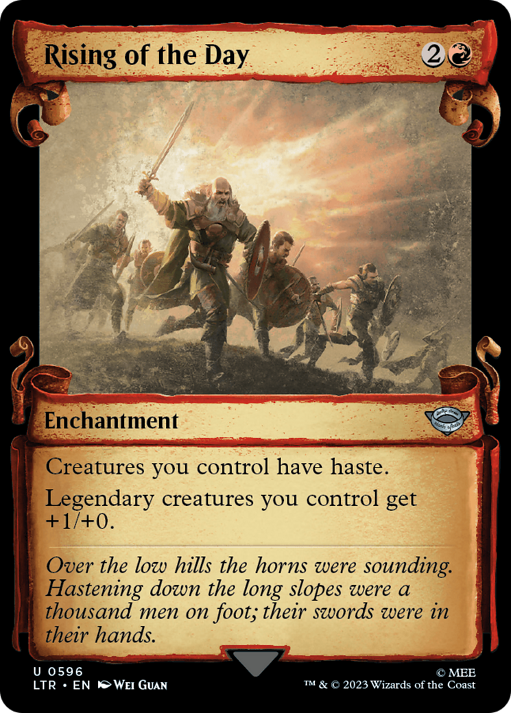 Rising of the Day [The Lord of the Rings: Tales of Middle-Earth Showcase Scrolls] | Dragon's Lair Comics and Fantasy Houston TX
