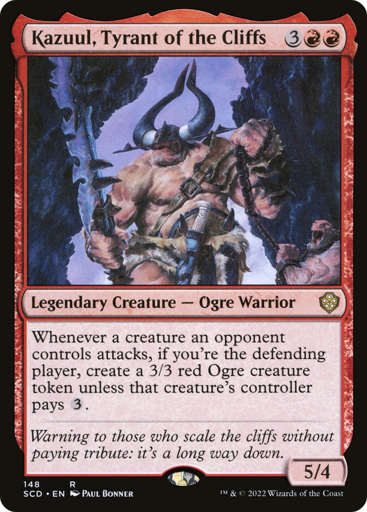 Kazuul, Tyrant of the Cliffs [Starter Commander Decks] | Dragon's Lair Comics and Fantasy Houston TX