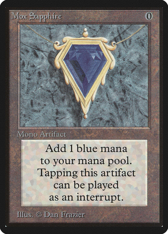 Mox Sapphire [Beta Edition] | Dragon's Lair Comics and Fantasy Houston TX