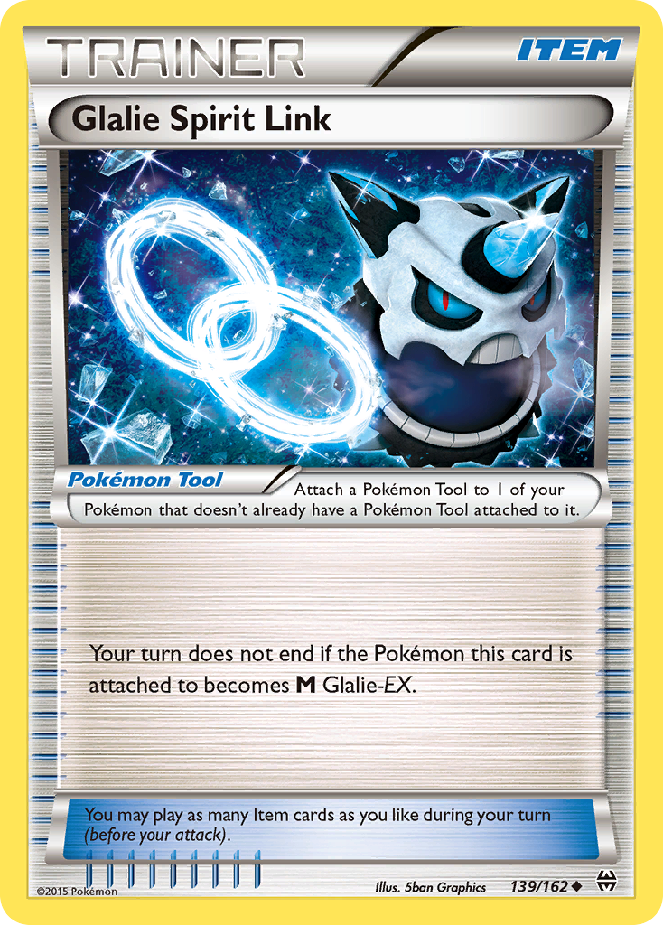 Glalie Spirit Link (139/162) [XY: BREAKthrough] | Dragon's Lair Comics and Fantasy Houston TX
