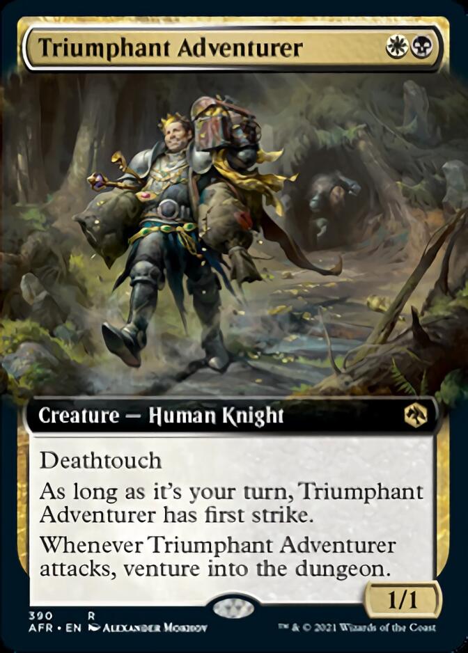 Triumphant Adventurer (Extended Art) [Dungeons & Dragons: Adventures in the Forgotten Realms] | Dragon's Lair Comics and Fantasy Houston TX