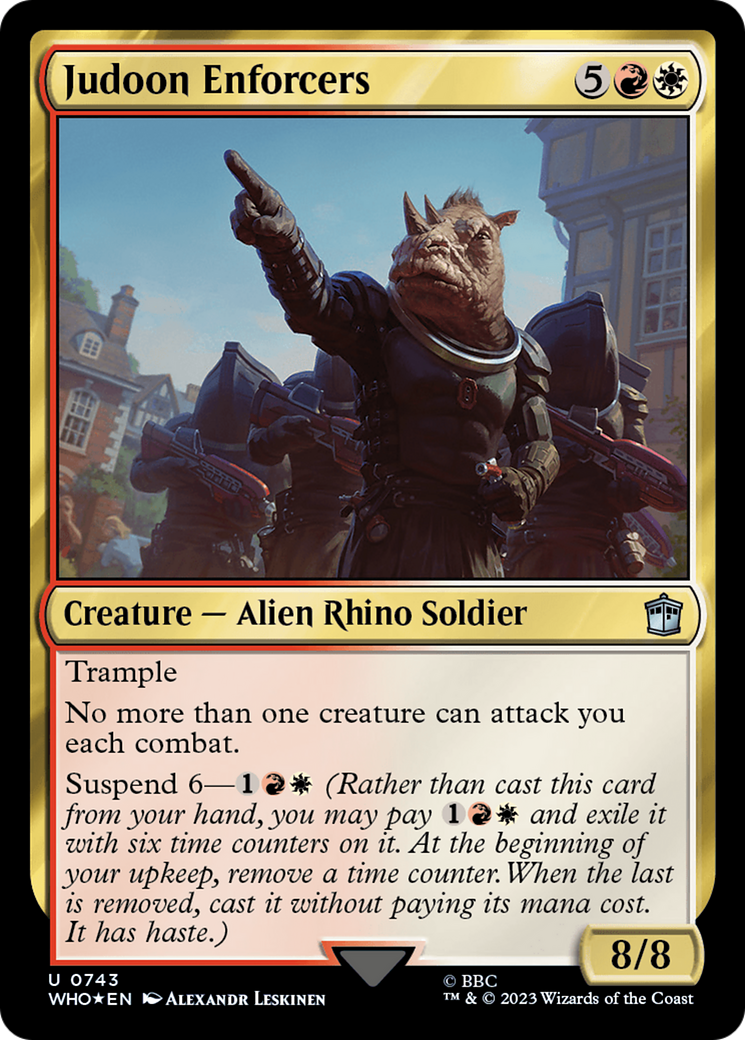 Judoon Enforcers (Surge Foil) [Doctor Who] | Dragon's Lair Comics and Fantasy Houston TX