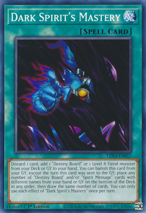 Dark Spirit's Mastery [LDS3-EN017] Common | Dragon's Lair Comics and Fantasy Houston TX