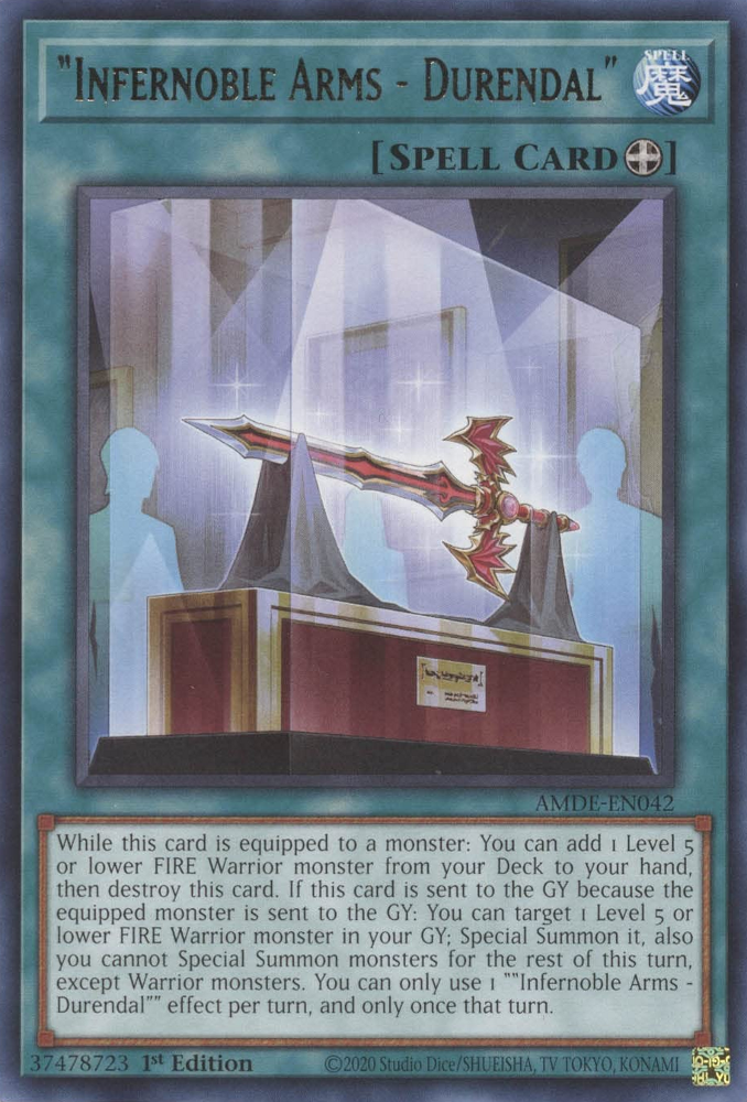 "Infernoble Arms - Durendal" [AMDE-EN042] Rare | Dragon's Lair Comics and Fantasy Houston TX