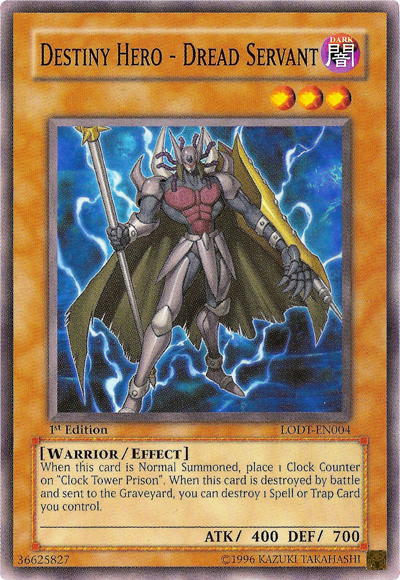 Destiny Hero - Dread Servant [LODT-EN004] Common | Dragon's Lair Comics and Fantasy Houston TX