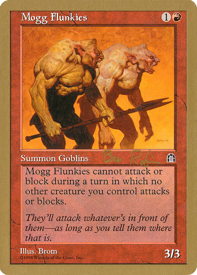 Mogg Flunkies (Ben Rubin) [World Championship Decks 1998] | Dragon's Lair Comics and Fantasy Houston TX